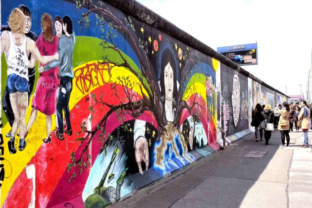 Street Art sur le mur de Berlin